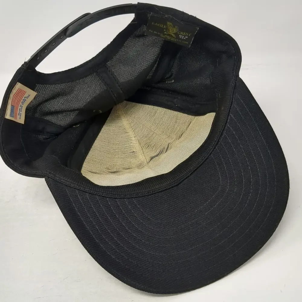 Eagle Crest 1st Special Forces Airborne Trucker Hat Black One Size Snapback USA